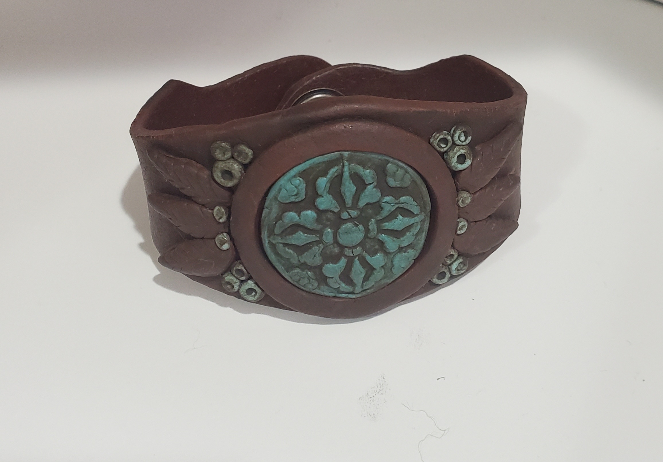 faux leather polymer clay
